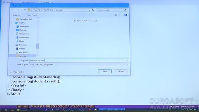 Angular 2,4 & 5 tutorial | Constructor Function | by Harsha sir смотреть онлайн