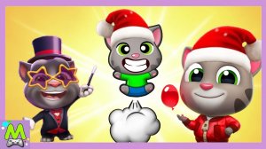 Мой Говорящий Том 2 vs Газики Говорящего Тома vs Том Сила Всплеска.Волшебство и Обжорство vs Еноты