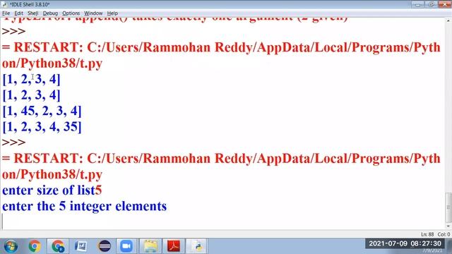 Python Lists(part-2) смотреть онлайн