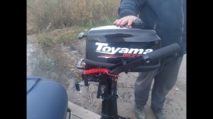 Первый запуск и обкатка лодочного мотора Toyama T5BMS.