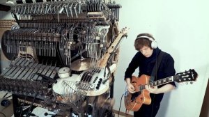 Wintergatan Wednesday Custom Bass CYBER CAPOS - End Music Sequence