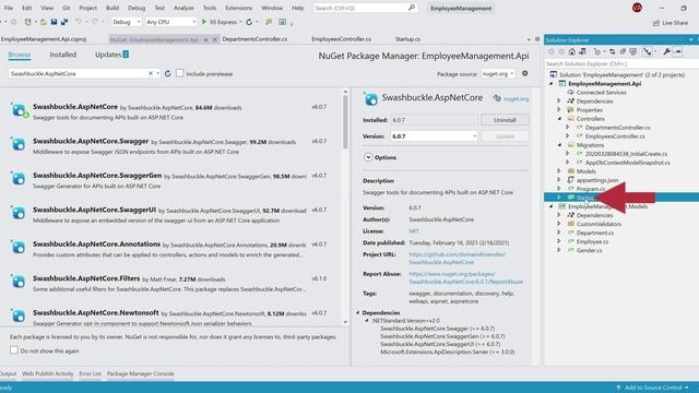 How to use swagger in asp.net core web api смотреть онлайн