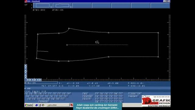 Gerber V7 Temel Bayan Pantolon Kalıbı. Ders/ 10