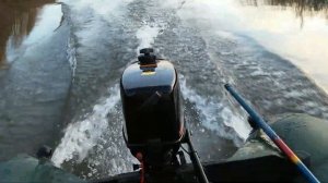 Лодочный мотор HDX 2.6 лодка Аква 2900С Малыш пошел на взлет