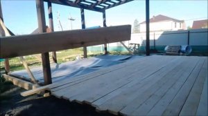 Обустройство пола на веранде