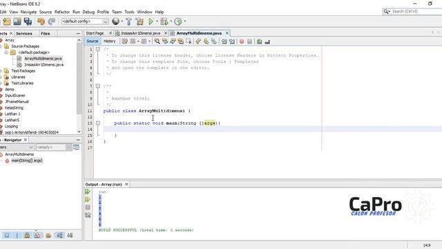 Belajar Pemrograman JAVA Part 7 (Array) смотреть онлайн