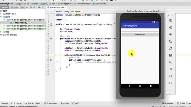 Android Hide Keyboard on Button Click (Explained) смотреть онлайн