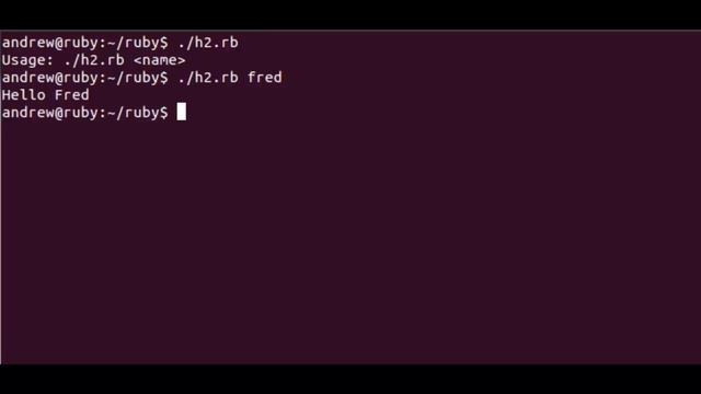 RUBY Processing and checking ARGV смотреть онлайн