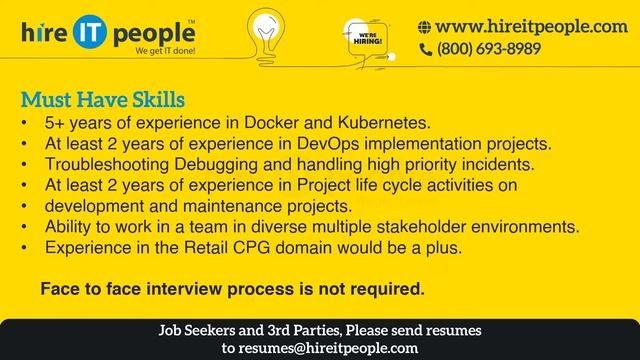 Container Platform Jobs | Kubernetes Jobs | Parsippany, NJ | Job ID: 36218 | смотреть онлайн