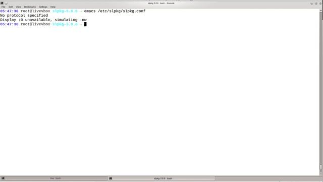 slpkg installation on slackware (virtualbox machine) смотреть онлайн