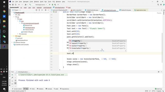 Java FX урок 24 - ScrollBar класс смотреть онлайн