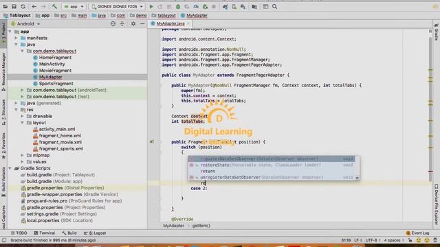107 Android TabLayout | Online Training Download app from below link смотреть онлайн