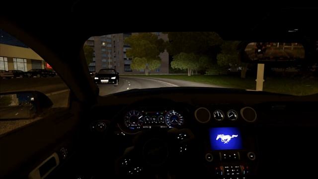 City Car Driving Ford Mustang шашки по городу //Ночные гонки на Мустанг смотреть онлайн