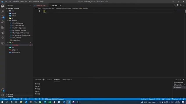 NodeMCU ESP32 | #7 . ESP32 WIFI USER SNIPPETS WITH VS CODE (TIPS) - BAHASA INDONESIA смотреть онлайн