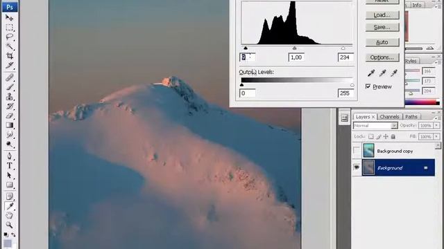 Photoshop урок 15. Цветокоррекция, уровни и контраст. смотреть онлайн