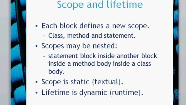BlueJ Chapter 2 Part 5 Variables, local variables, instance variables смотреть онлайн