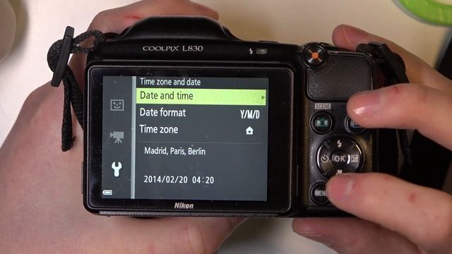 How To Change Date & Time Settings on Nikon Coolpix L830? смотреть онлайн