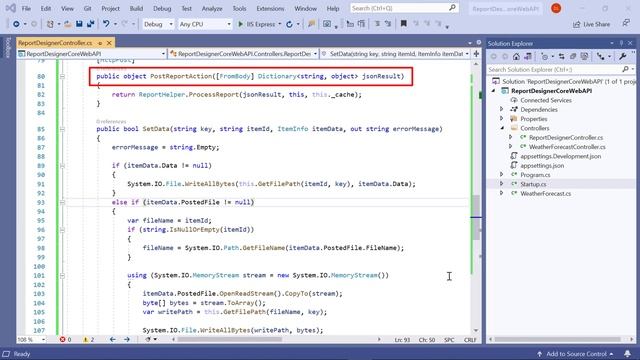 Develop ASP.NET Core Web API Reporting Services for Report Designer смотреть онлайн