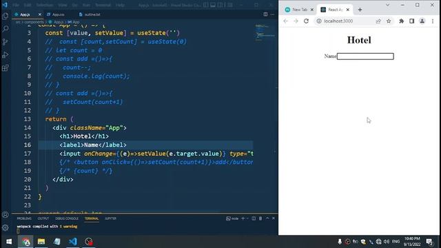 React State and Events- React tutorial [ 7 ] смотреть онлайн