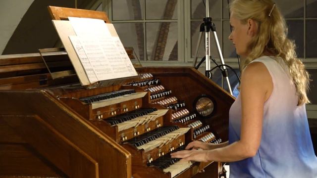 César Franck: Panis Angelicus - soprano and organ - Riga Cathedral live performance смотреть онлайн