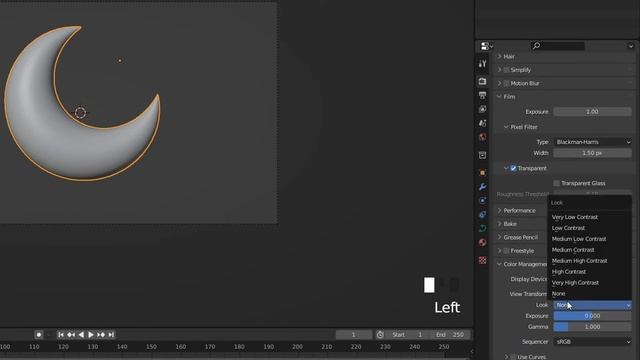 Blender 3D Crescent Moon - Quick and Easy Modeling Tutorial смотреть онлайн