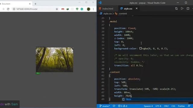 Create a modal / popup without JavaScript | Using only a tag and ID selectors | HTML and CSS only смотреть онлайн