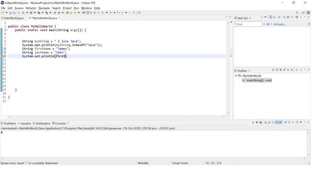 Java Strings | String Concatenation | indexOf() method | Java Programming | Java Tutorial Part 12 смотреть онлайн