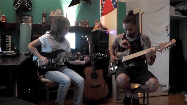 Metallica - The Unforgiven - played by 12 year old Merci смотреть онлайн