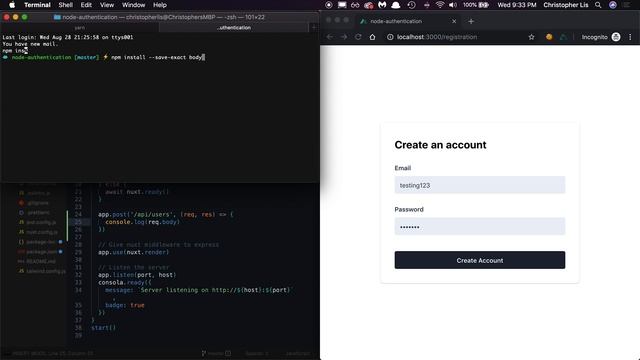 3. Process and Validate User Submitted Data with Express and Node.js смотреть онлайн