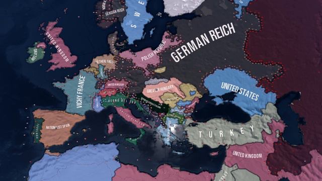 WW2 But Germany Is Small - Hoi4 Timelapse смотреть онлайн
