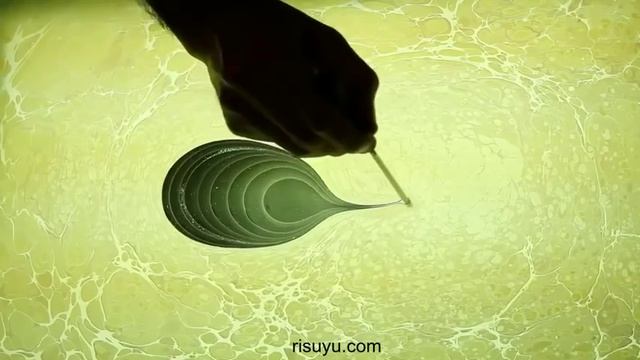 Эбру - рисование на воде смотреть онлайн