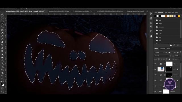 Halloween Photoshop Tutorial l Halloween Manipulation l Explore | Photoshop Compositing смотреть онлайн