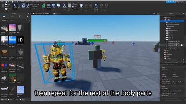 Roblox Studio: How to make Custom Enemies in Droplet Rpg Kit смотреть онлайн