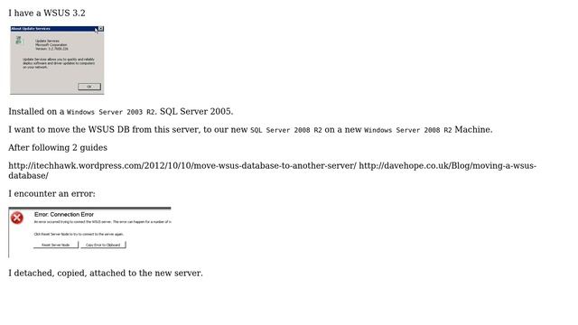 DevOps & SysAdmins: Error after moving WSUS DB from one server to another (2 Solutions!!) смотреть онлайн