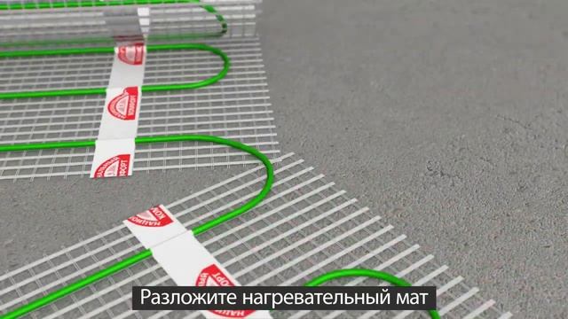 Монтаж нагревательного мата Национальный комфорт смотреть онлайн
