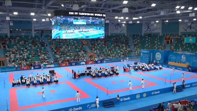 2023 ITF Taekwon-Do World Championship - Day 1 | Patterns | Team Patterns смотреть онлайн