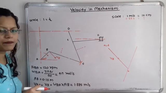 Problem 4 on given mechanism/ relative velocity method / TOM смотреть онлайн