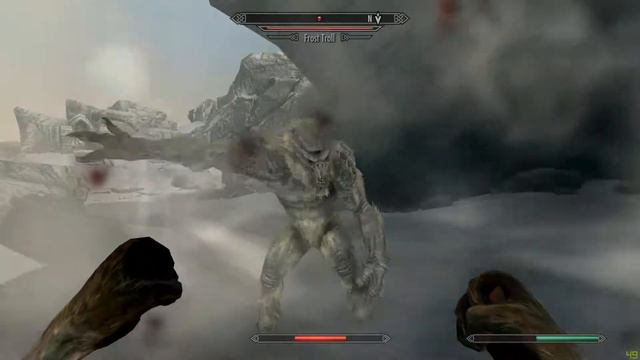 Skyrim: no menu challenge, part 2 (Way of the Voice), yay glitches! смотреть онлайн