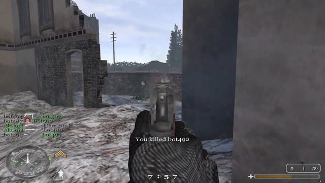 Call of Duty United Offensive Mp_Neuville Against bots смотреть онлайн