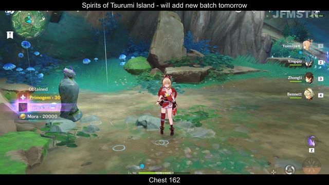 TSURUMI ISLAND 100 EXPLORATION COMPLETE GUIDE GET CHESTS FOR PRIMOGEMS GENSHIN IMPACT 2.2 PART 2 смотреть онлайн