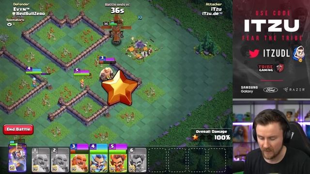 EASY Giant + Electrofire Wizard Strategy for Builder Base (Clash of Clans) смотреть онлайн