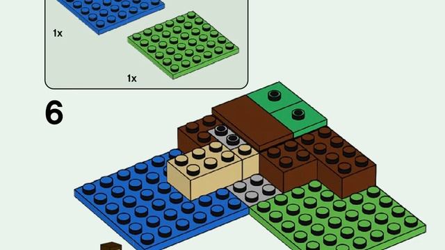 LEGO MINECRAFT 21177 Building Instruction, The Creeper™ Ambush смотреть онлайн