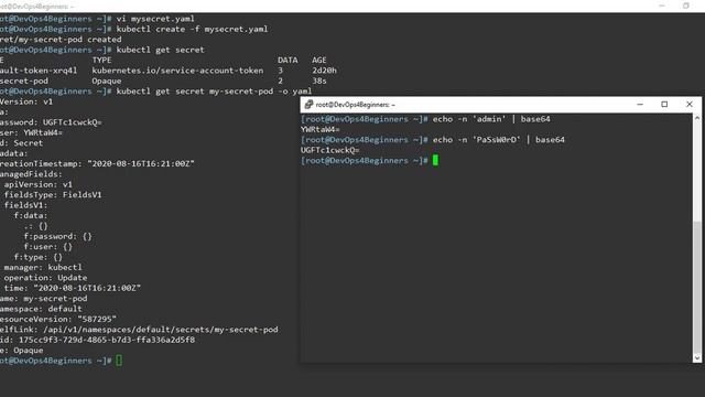 8. Kubernetes: Create & Consume Secrets