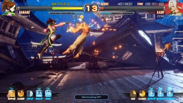 Fighting EX Layer: Sanane Arcade Mode Playthrough смотреть онлайн