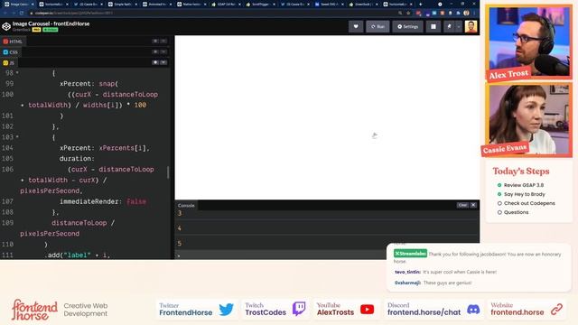 GreenSock Community Questions with Cassie Evans! смотреть онлайн