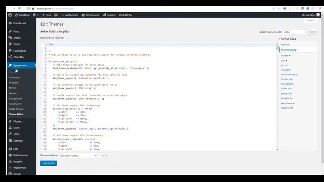 Where is the functions.php file in WordPress? смотреть онлайн