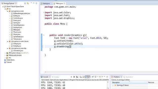 Java Game Development #19 - Starting Menu System смотреть онлайн