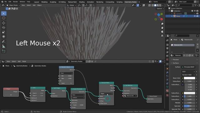Blender Tutorial - Geometry Nodes - Abstract art mesh creation смотреть онлайн