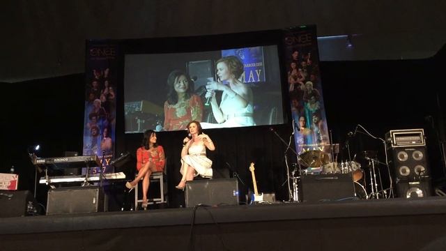 Karen David and Keegan Connor Tracy panel OUAT Toronto 2017 Part 2 смотреть онлайн