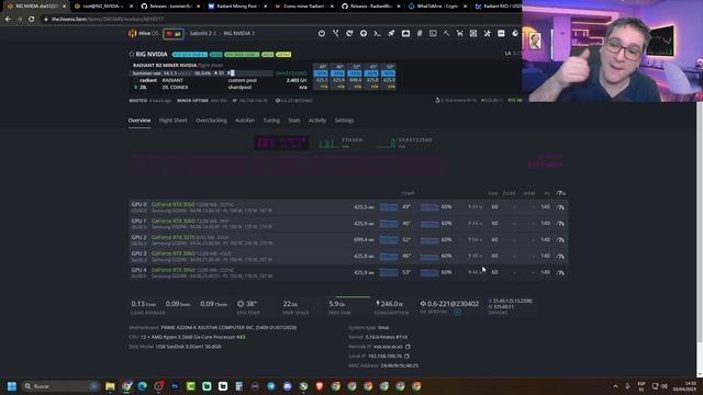 COMO MINAR RADIANT tutorial HiveOS y Windows смотреть онлайн